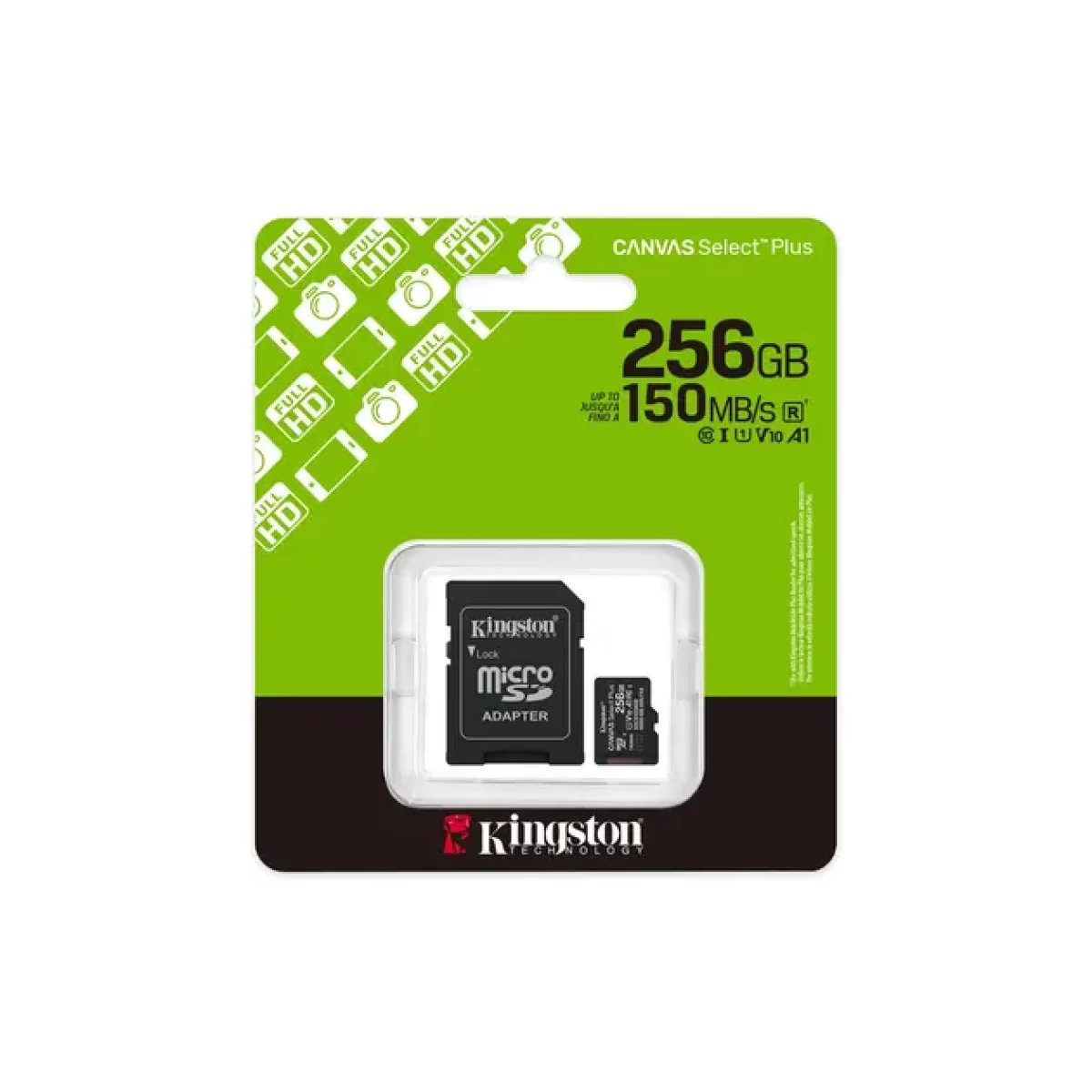 Kingston Canvas Select Plus 256GB Micro SD Kart (SDCS3/256GB)