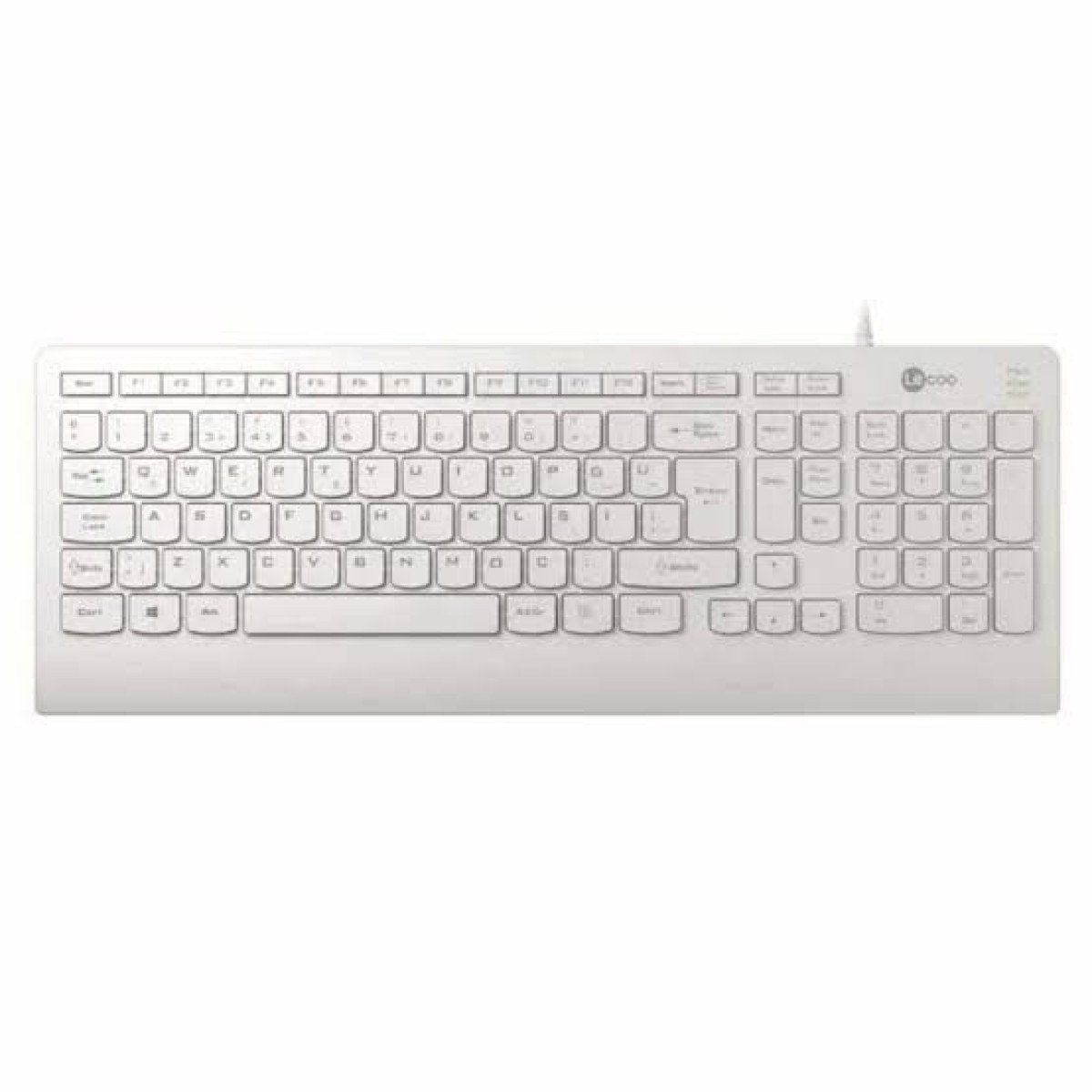 Lenovo Lecoo KB103 Q Kablolu Beyaz Klavye
