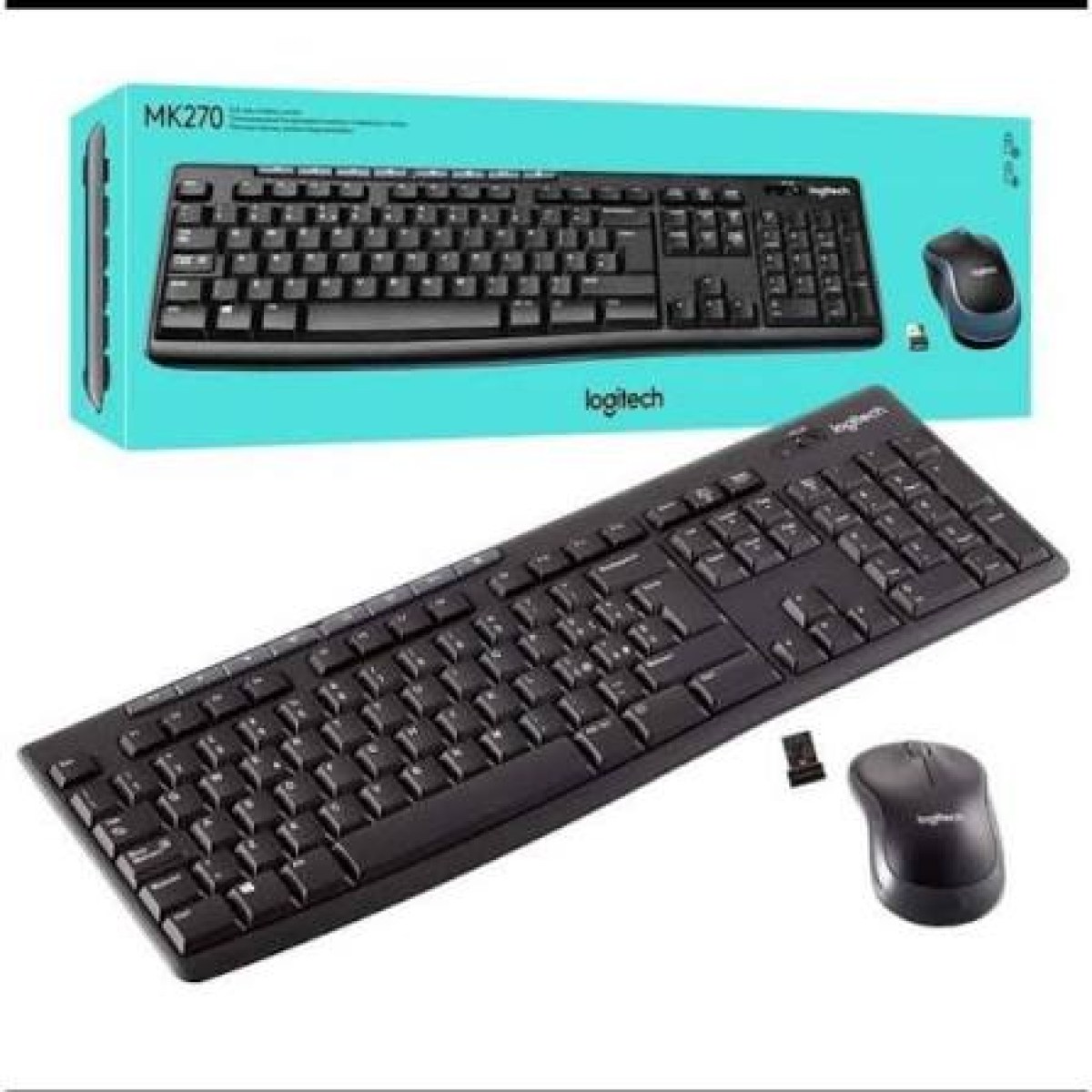 Logitech MK270 Kablosuz Klavye Mouse Set