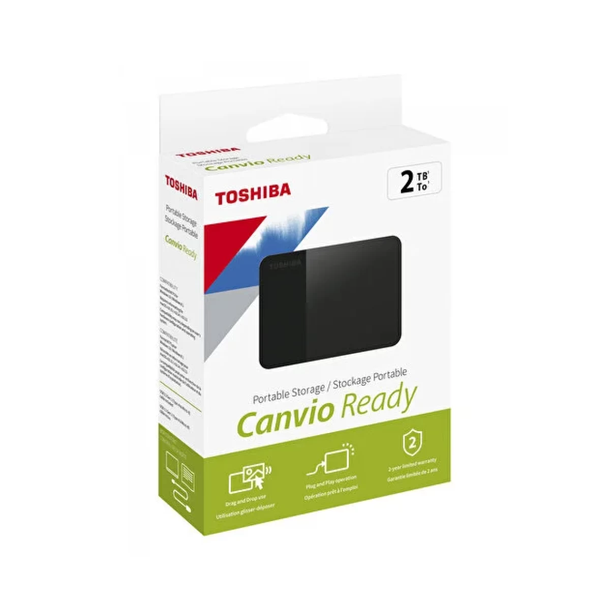 Toshiba 2TB Canvio Basic 2.5" Siyah Taşınabilir Disk