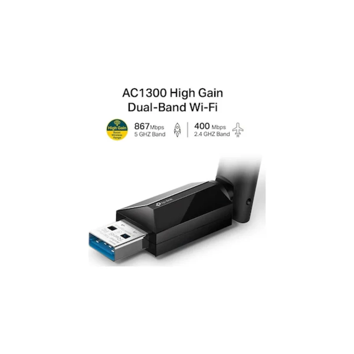 Tp-Link Archer AC1300 T3U 1300 Mbps USB Wifi Adaptör