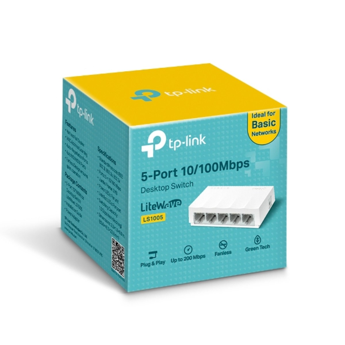 TP-Link LS1005 5 PORT 10/100 Mbps Switch